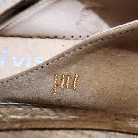 Viscata Suede Espadrille Slip On Sahara Brown Sandals Sz 7 (38) - Picture 5 of 11